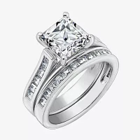 DiamonArt® Cubic Zirconia 3 3/4 CT. T.W. Bridal Ring Set