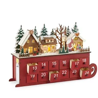 North Pole Trading Co. Sleigh Christmas Advent Calendar