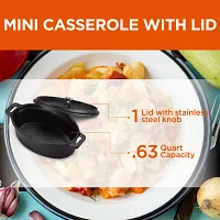 Commercial Chef 0.63 Qt Mini With Lid Baking Dish