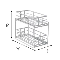 Honey Can Do White 2-Drawer Kitchen Pantry Organizer