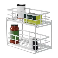 Honey Can Do White 2-Drawer Kitchen Pantry Organizer