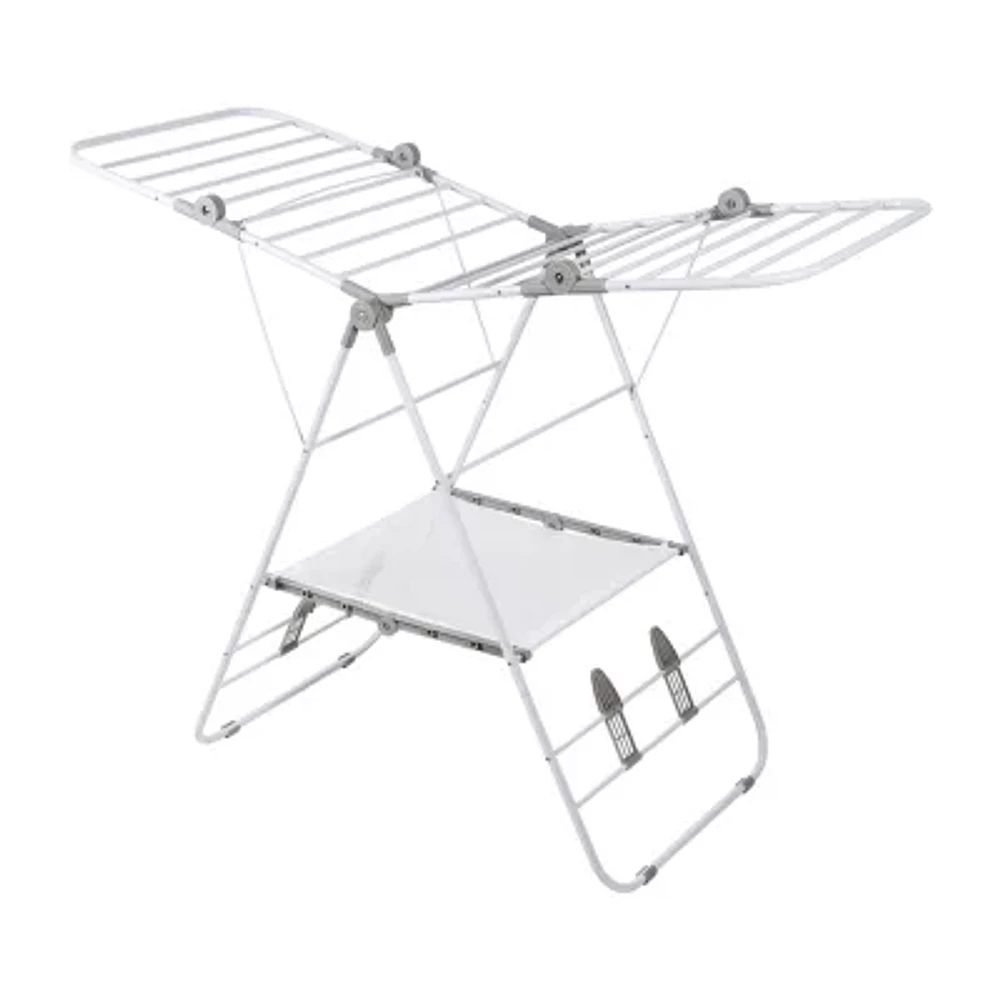 Honey Can Do White Large Expandable Wing Drying Rack