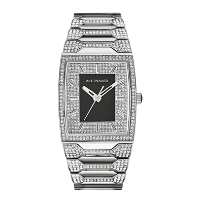 Wittnauer Mens Silver Tone Stainless Steel Bracelet Watch Wn3037