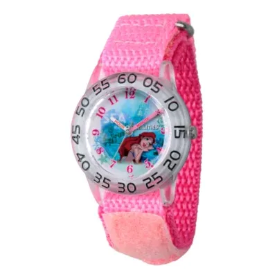 Disney The Little Mermaid Ariel Princess Girls Pink Strap Watch Wds000172