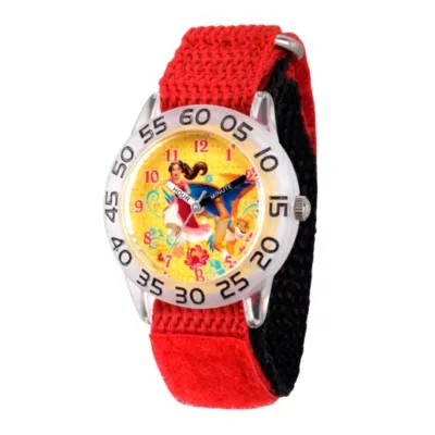 Disney Princess Elena of Avalor Girls Red Strap Watch Wds000278