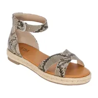 a.n.a Womens Blaze Ankle Strap Flat Sandals