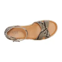 a.n.a Womens Blaze Ankle Strap Flat Sandals