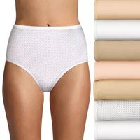 Hanes Ultimate™ Cool Comfort™ Cotton Ultra Soft 7 Pack Average + Full Figure Cooling Brief Panty 40h7cc