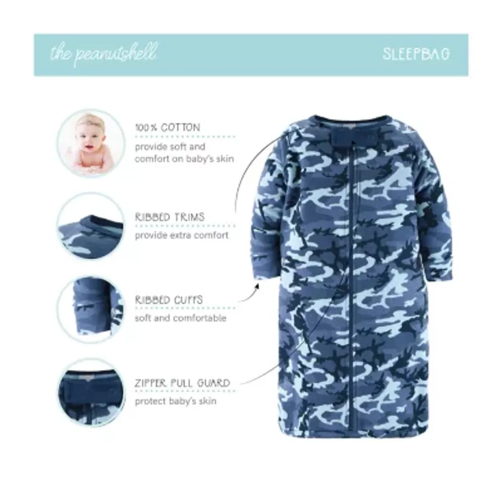 The Peanutshell 0-3m Blue Camo Baby Boys 23-pc. Baby Clothing Set