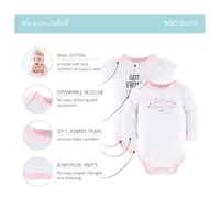 The Peanutshell 0-3m Pink Ditsy Baby Girls 23-pc. Baby Clothing Set