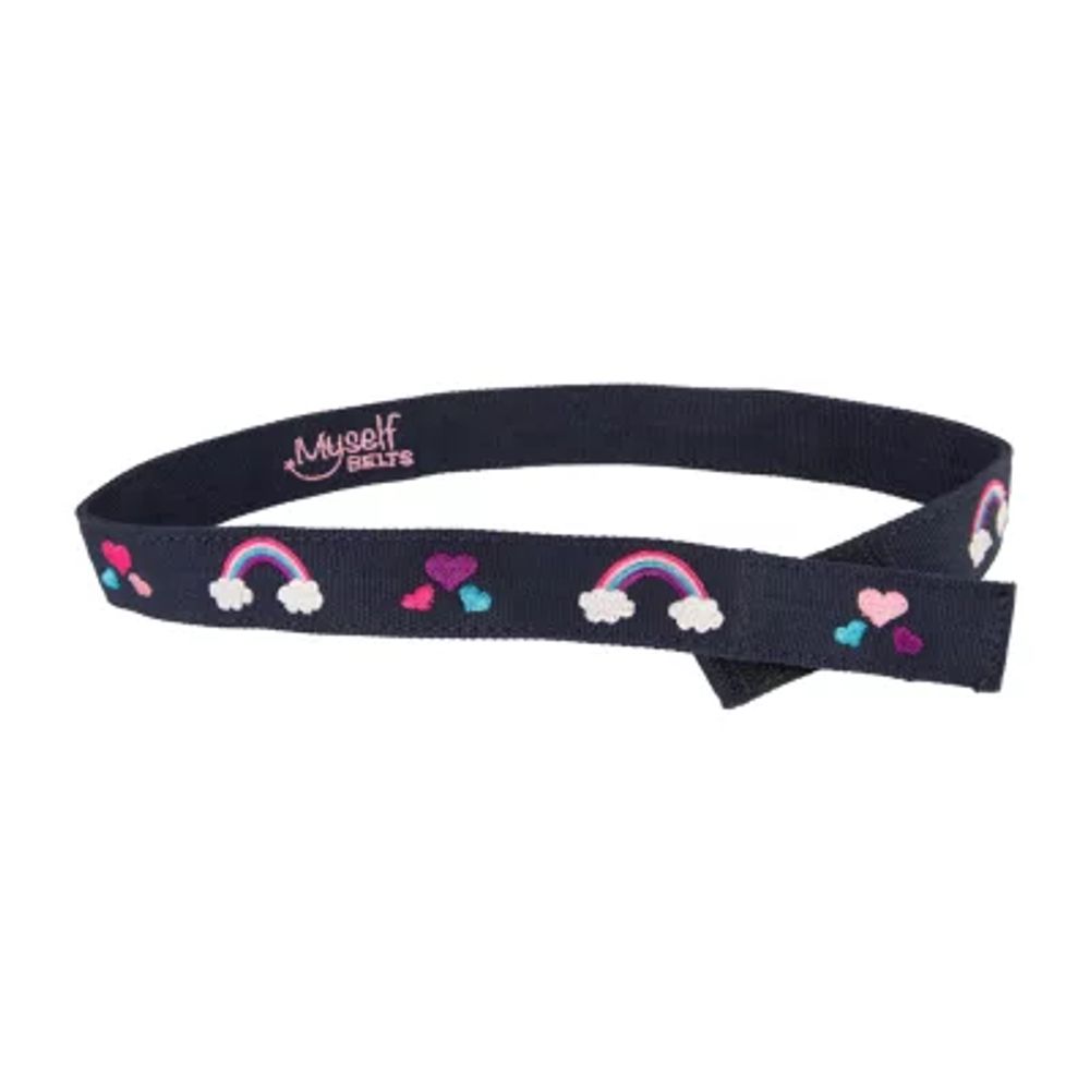 Myself Belts Toddler Girls Adaptive Rainbow Belt