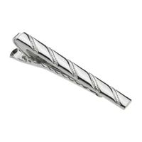 Rhodium-Plated Tie Bar