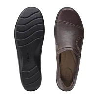 Clarks Womens Cora Poppy Slip-On Shoe