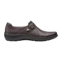 Clarks Womens Cora Poppy Slip-On Shoe