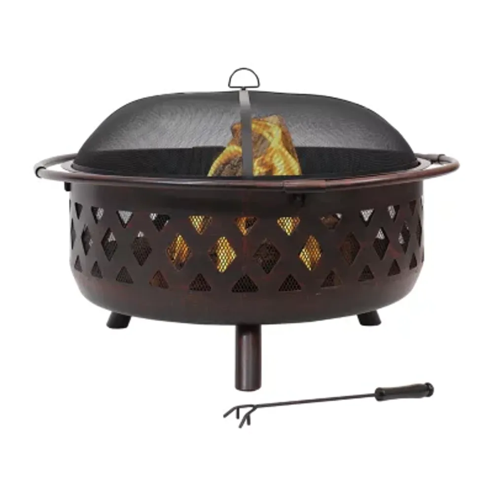 Sunnydaze Collection Portable Weather Resistant Fire Pit