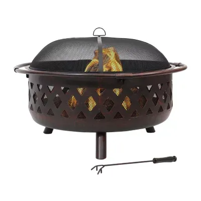 Sunnydaze Collection Portable Weather Resistant Fire Pit