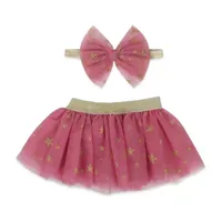 Okie Dokie 0-6 Months Tutu Baby Girls 2-pc. Baby Gift Set