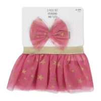 Okie Dokie 0-6 Months Tutu Baby Girls 2-pc. Baby Gift Set