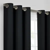 Eclipse Kendall Energy Saving Blackout Grommet Top Single Curtain Panel