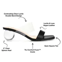 Journee Collection Womens July Block Heel Pumps