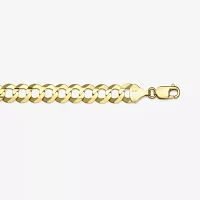 10K Yellow Gold 8.2MM Curb Necklace