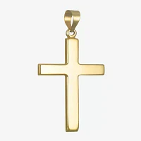 Mens 14K Gold Cross Pendant