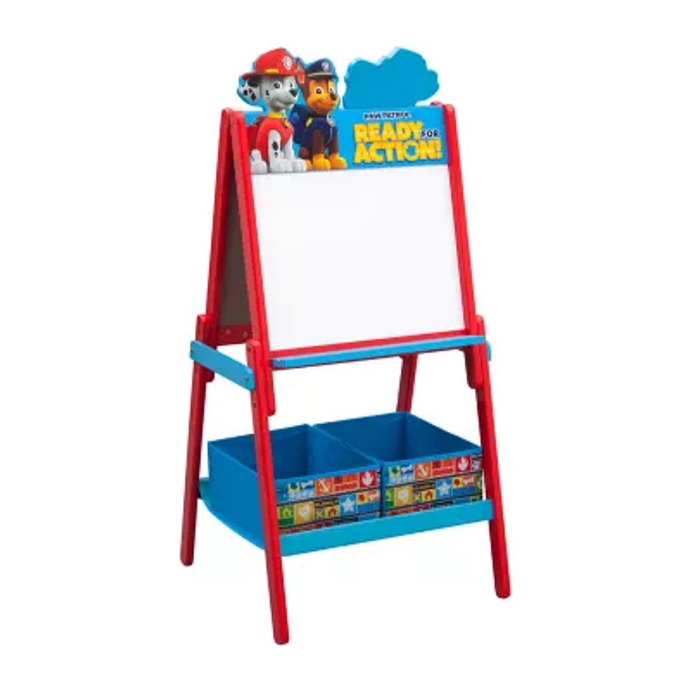 Delta Children Paw Patrol Wooden Double Sided Activity Easel Paw Patrol Easel