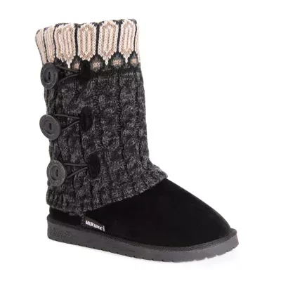 Muk Luks Womens Cheryl Pull-on Booties