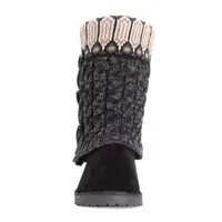 Muk Luks Womens Cheryl Pull-on Booties