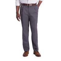 Haggar® Iron Free Premium Khaki Mens Classic Fit Pleated Pant