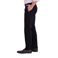 Haggar® Mens Iron Free Premium  Straight Fit Flat Front Khaki Pant