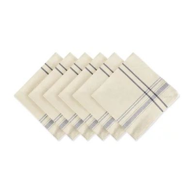 Design Imports French Stripe 6-pc. Napkins