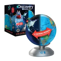 Discovery #Mindblown 2-in-1 World Globe LED Lamp w/Day & Night Modes