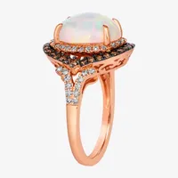 Le Vian® Grand Sample Sale™ Ring featuring 2 1/3 CT. Neopolitan Opal™ 1/3 CT. Chocolate Diamonds® 3/8 CT. Nude Diamonds™ set in 14K Strawberry Gold®