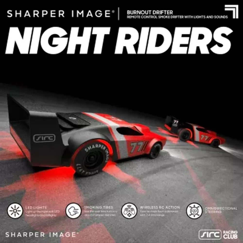 Sharper Image Night Riders Wireless Remote-Control Drifting Race Car