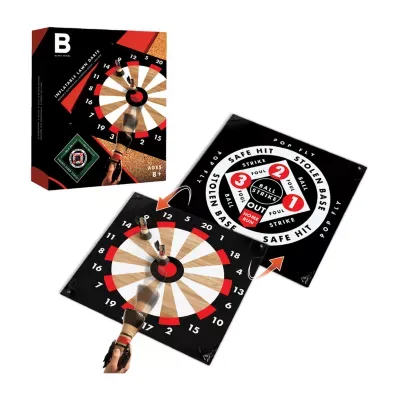 The Black Series Inflatable Lawn Dart Set, Includes 3 Darts, Stakes, and Target Mat