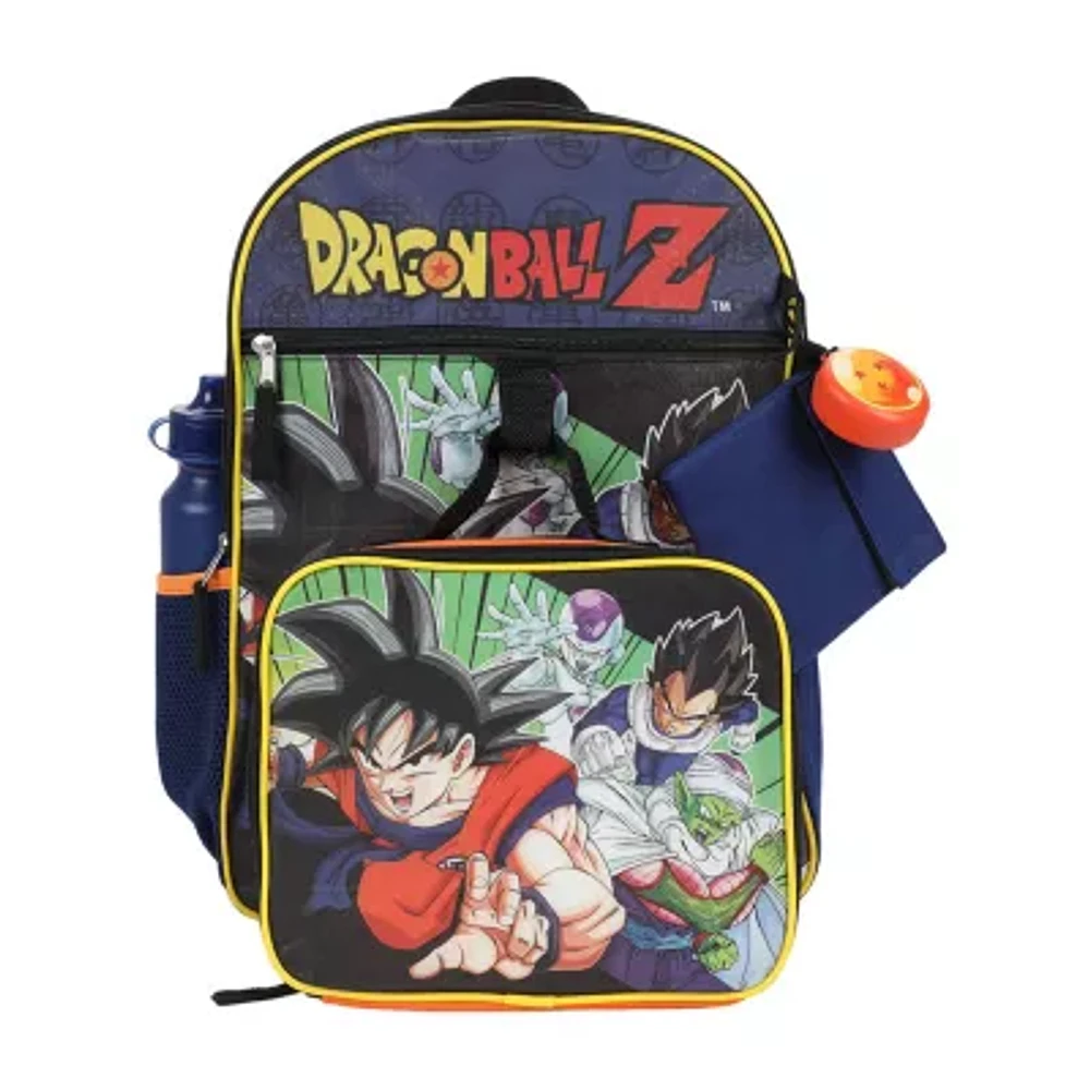 Kids Dragon Ball Z Backpack 4-Piece Set