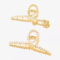 Bijoux Bar Rose 2-pc. Claw Hair Clip