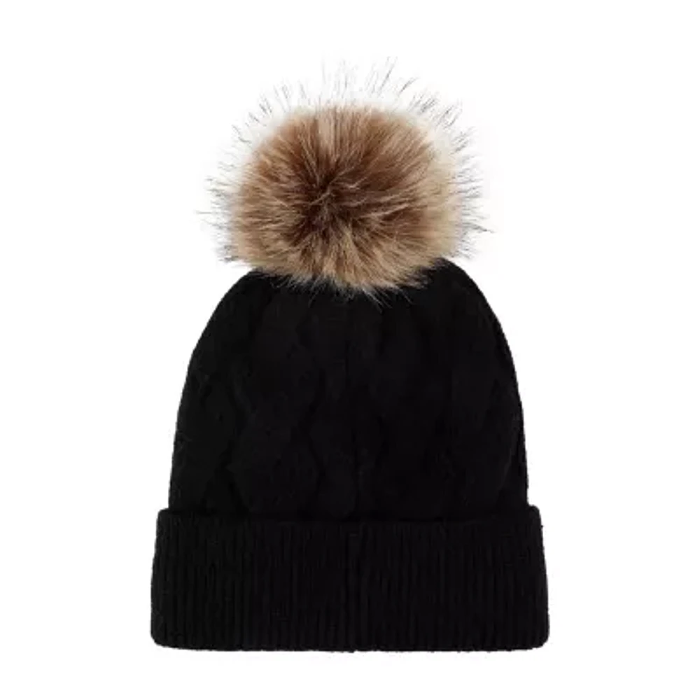 JS Jessica Simpson Pearl Womens Pom Beanie