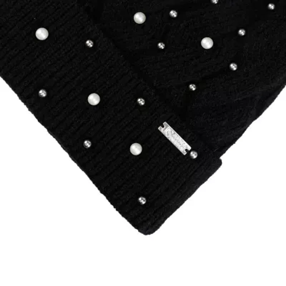 JS Jessica Simpson Pearl Womens Pom Beanie