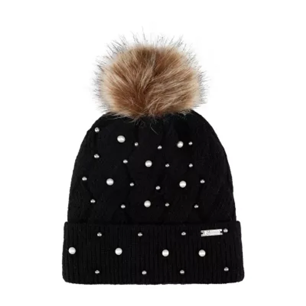 JS Jessica Simpson Pearl Womens Pom Beanie