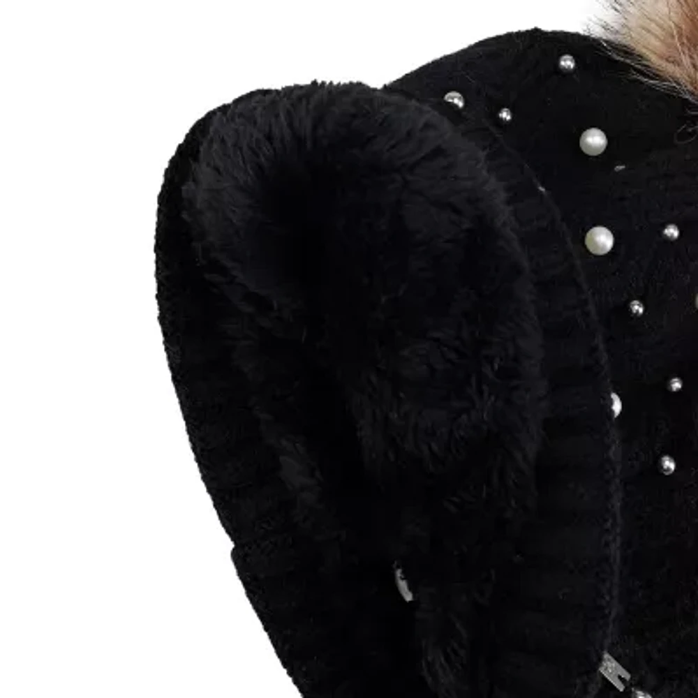 JS Jessica Simpson Pearl Womens Pom Beanie