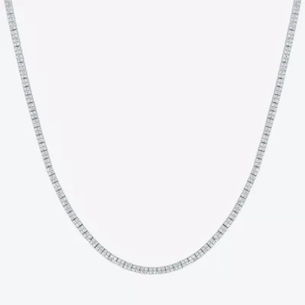 Diamond Addiction (G-H / I1-I2) Womens 2 CT. T.W. Lab Grown White Diamond Sterling Silver Tennis Necklaces