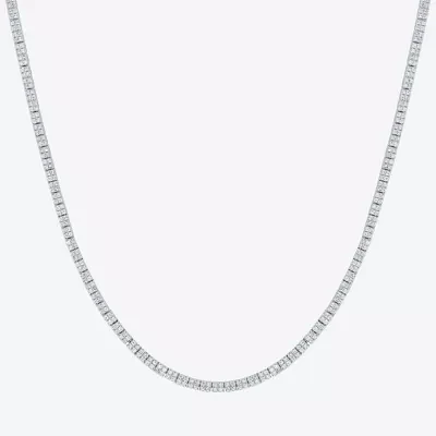 Diamond Addiction (G-H / I1-I2) Womens 2 CT. T.W. Lab Grown White Diamond Sterling Silver Tennis Necklaces