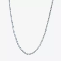 Diamond Addiction (G-H / I1-I2) Womens 2 CT. T.W. Lab Grown White Diamond Sterling Silver Tennis Necklaces