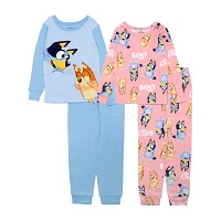 Little & Big Girls 4-pc. Bluey Pajama Set