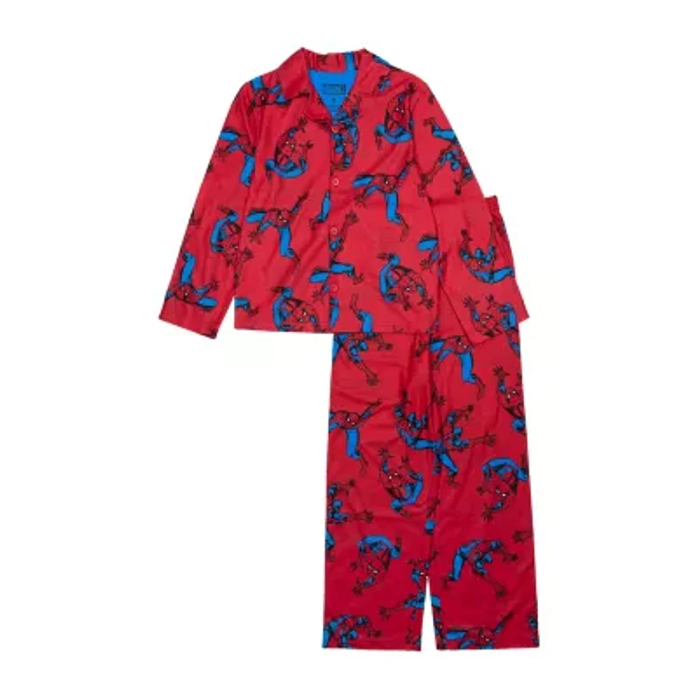 Disney Collection Little & Big Boys 2-pc. Spiderman Pajama Set