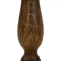 Northlight Dark Wooden Pillar 3-pc. Candle Holder