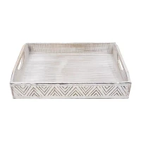 Northlight Chevron Display 2-pc. Decorative Tray