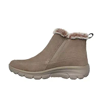 Skechers Womens Easy Going Cool Zip Flat Heel Winter Boots